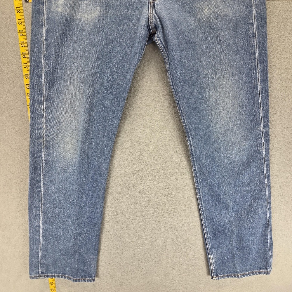 Vintage Levis 501 Jeans Mens Blue Straight Button Fly Made in USA 90s Fits 32x30 - Picture 10 of 16